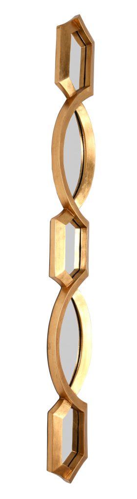 Diamond Stack Mirror Gold - Luxurious Dwelling - Your Luxury Home Product Experts