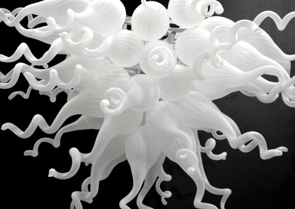White Burst Chandelier - Image 3