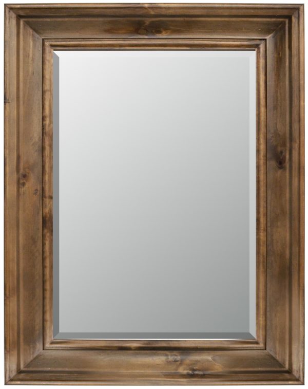 American Woodland Mirror 24x36 Wood Tone - Image 1