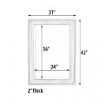 Baby Sterling Mirror 24X36 Silver (KIT) - Luxurious Dwelling - Your Luxury Home Product Experts