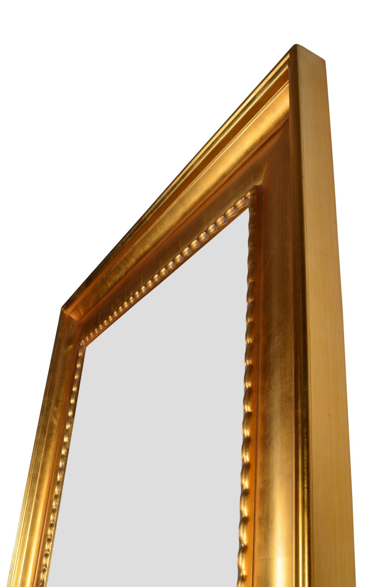 The Mammoth Wood Mirror Gold Leaf - Luxurious Dwelling - Your Luxury Home Product Experts