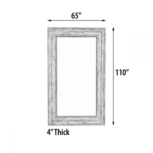 The Mammoth Wood Mirror Seasoned - Image 4