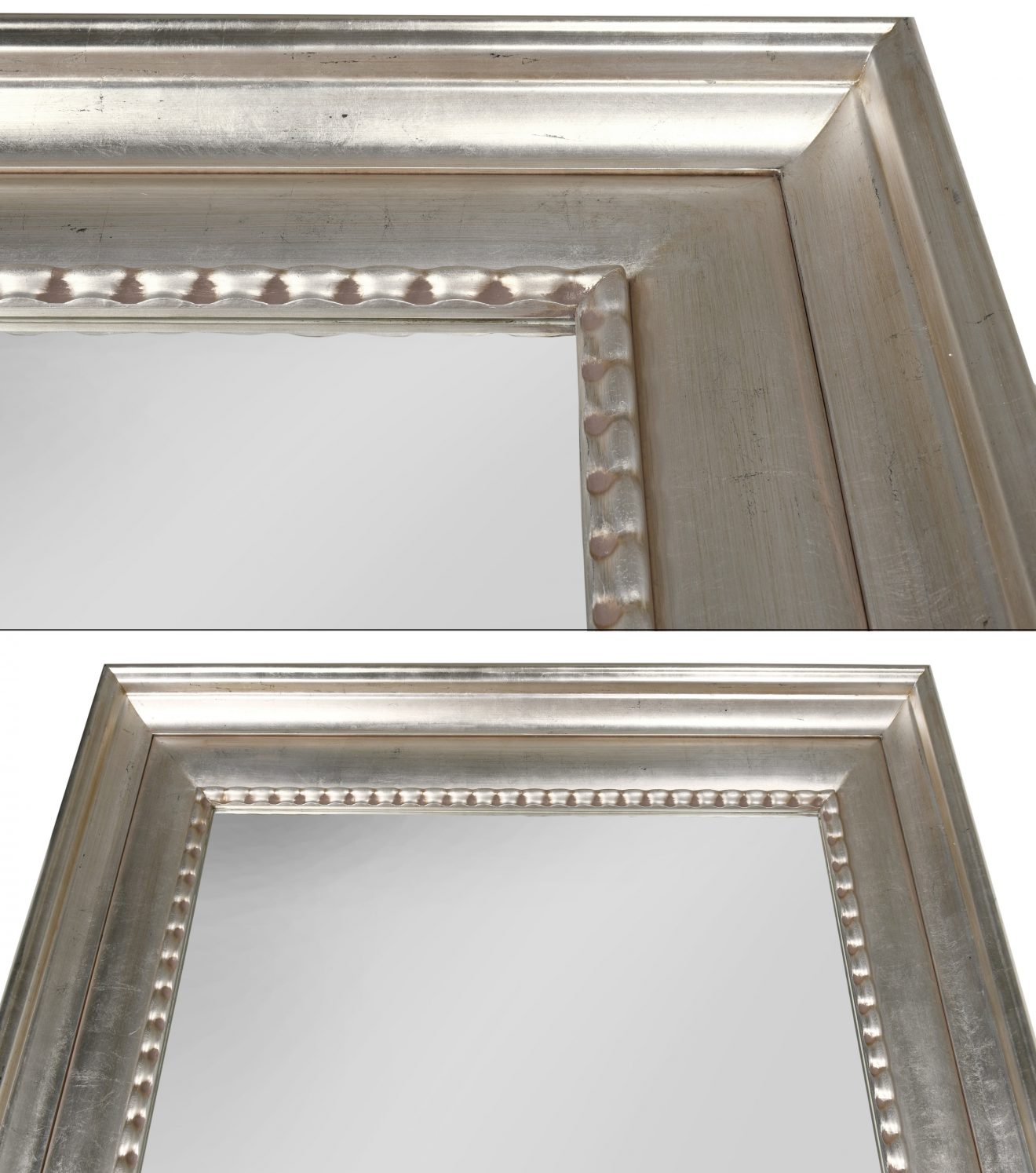 The Mammoth Wood Mirror Silver With Champagne Wash - Luxurious Dwelling - Your Luxury Home Product Experts