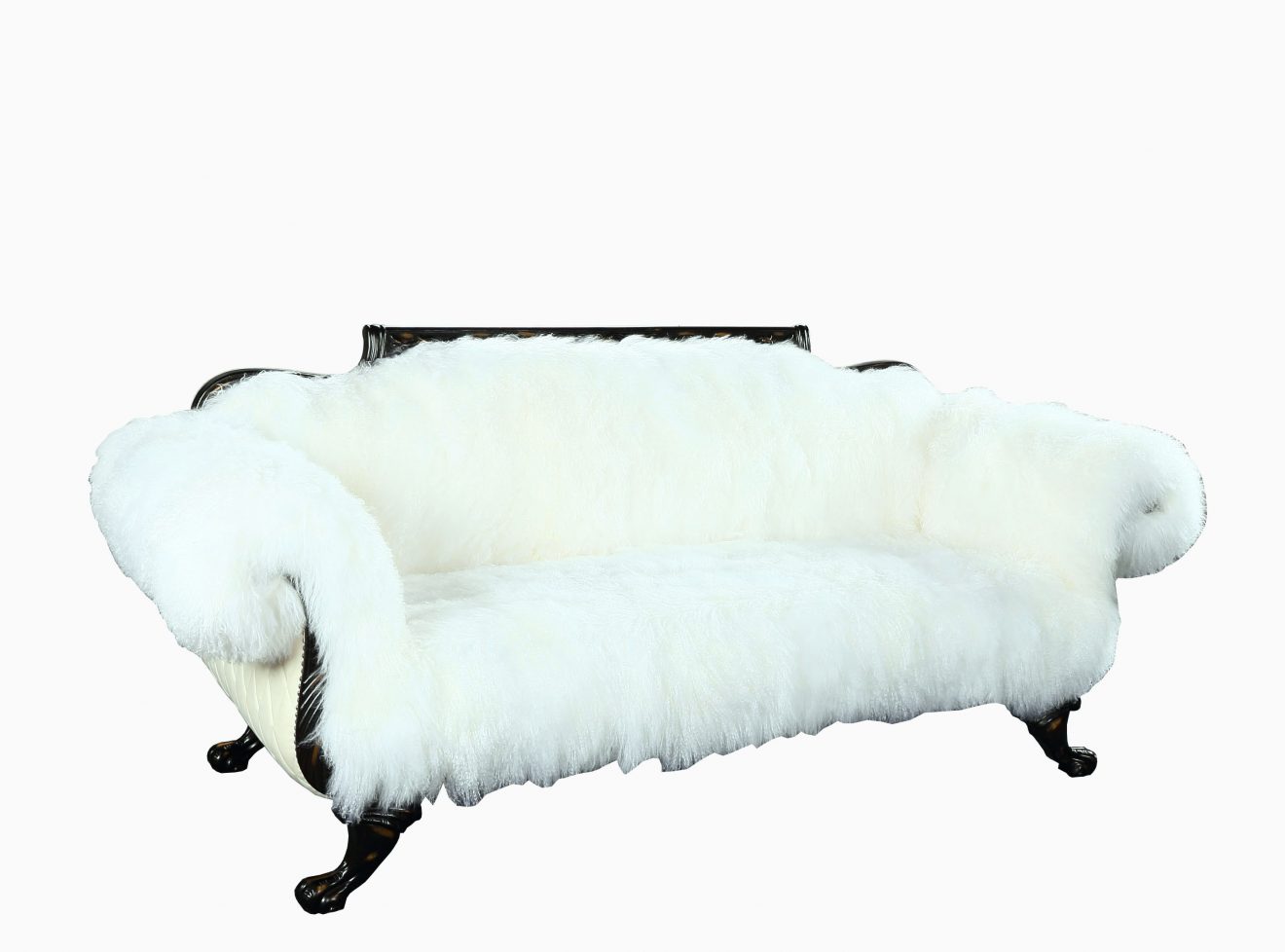 Authentic Shearling Fur Sofa - Luxurious Dwelling - Your Luxury Home Product Experts