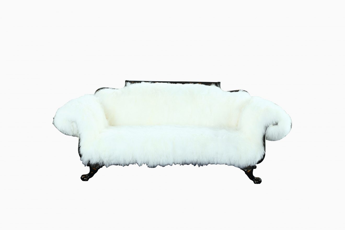 Authentic Shearling Fur Sofa - Luxurious Dwelling - Your Luxury Home Product Experts