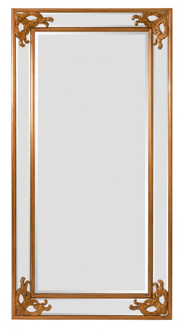 Monte Carlo Gold Vertical Mirror - Image 1