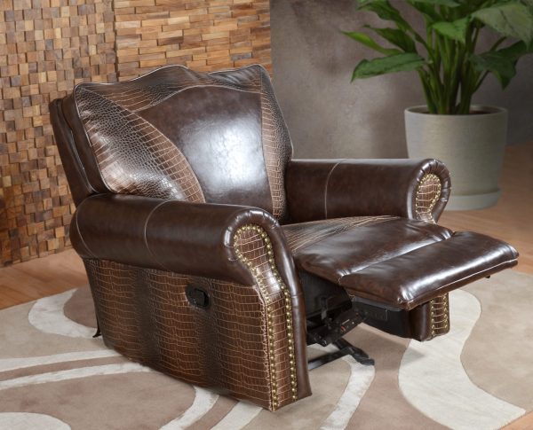 Botswana Brown Chair Rocker Recliner - Image 1