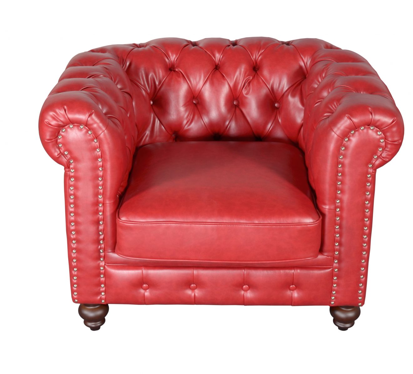 Classic Chesterfield Chair Red - Luxurious Dwelling - Your Luxury Home Product Experts