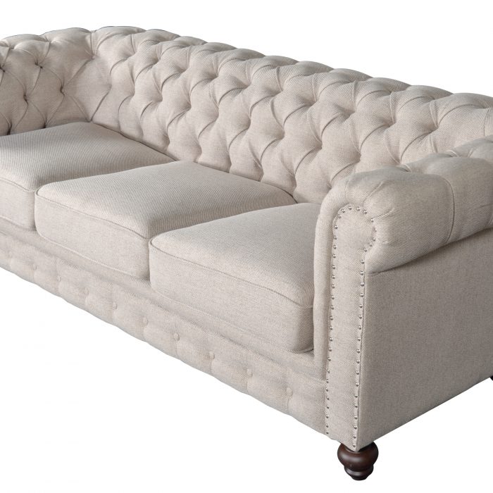 Classic Chesterfield White Sofa - Luxurious Dwelling - Your Luxury Home Product Experts