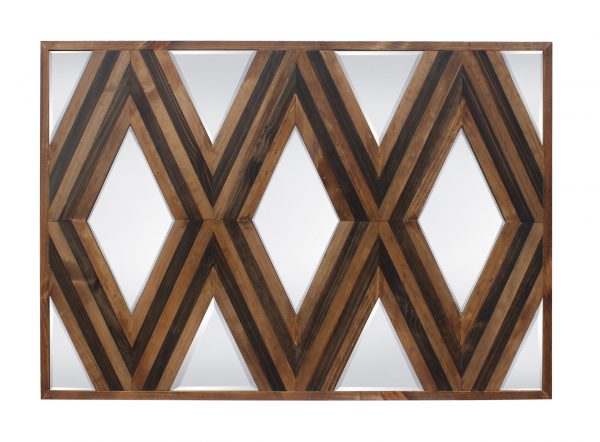 Modern Aspen Parallel 3 Diamonds Mirror - Image 1