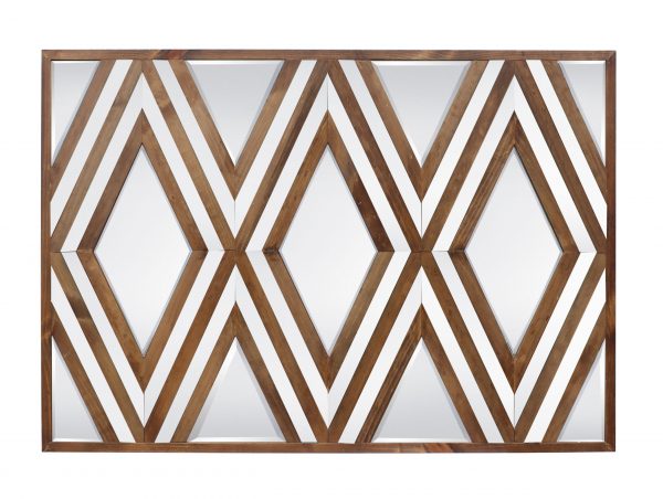 Modern Aspen 3 Diamond Multi 55 Mirror - Image 1