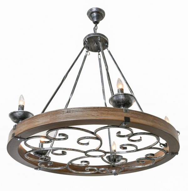 Ridge Line 38" Chandelier - Image 1
