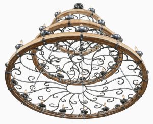 Three Tier Ridge Line 75" Chandelier - Luxurious Dwelling - Your Luxury Home Product Experts