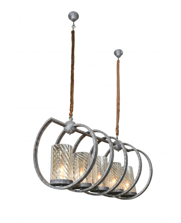 5 Light Cavern Chandelier - Image 1
