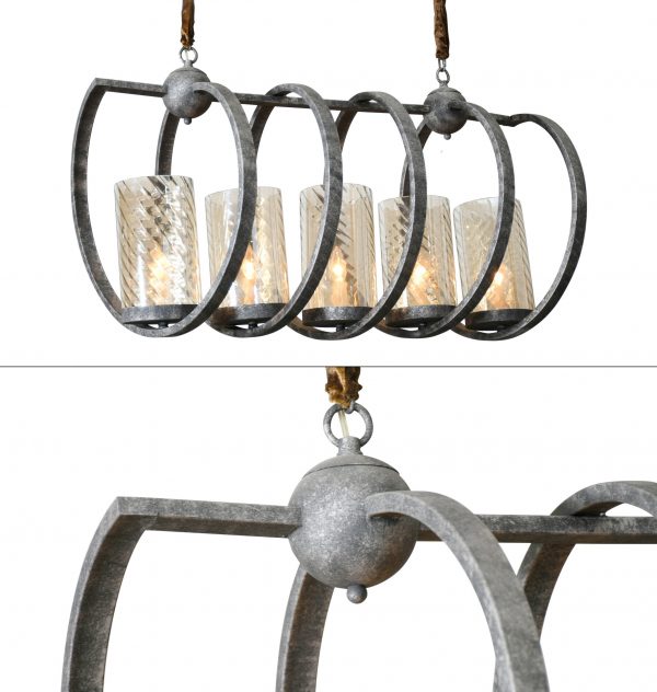 5 Light Cavern Chandelier - Image 3