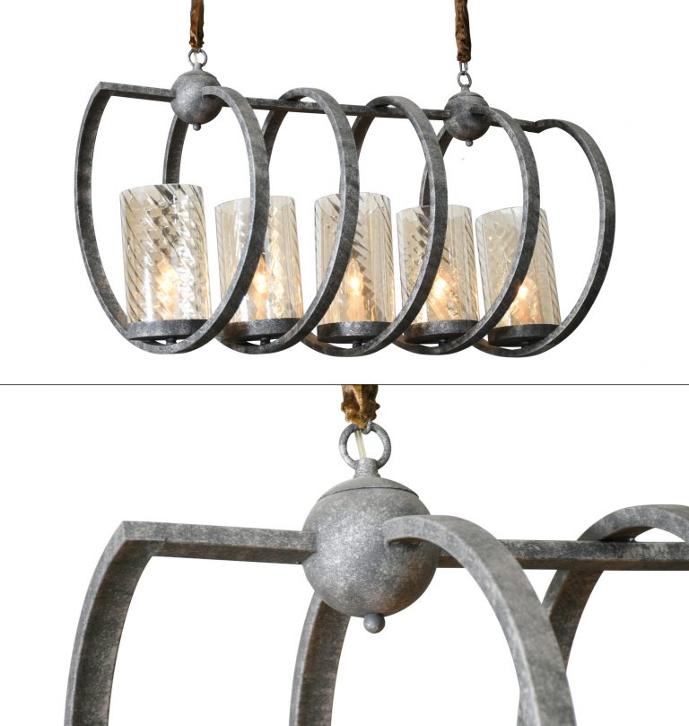 5 Light Cavern Chandelier - Image 3