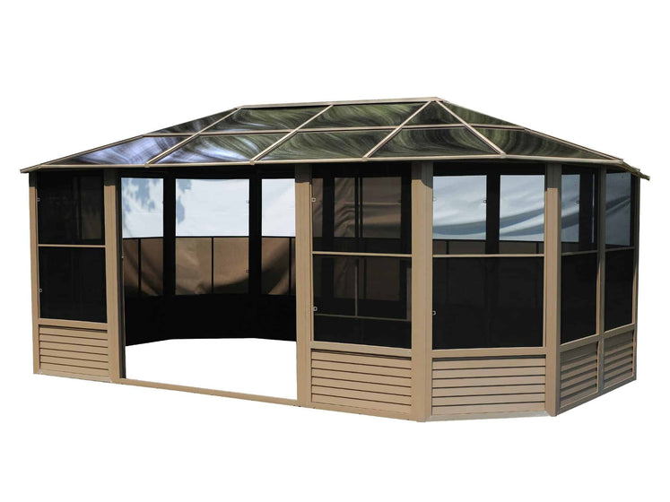 Gazebo Penguin - Florence - Solarium 12x18 Polycarbonate Roof - Luxurious Dwelling - Your Luxury Home Product Experts