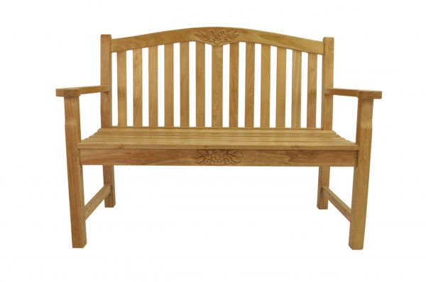 Anderson Teak 50" Round Rose Bench - Image 1