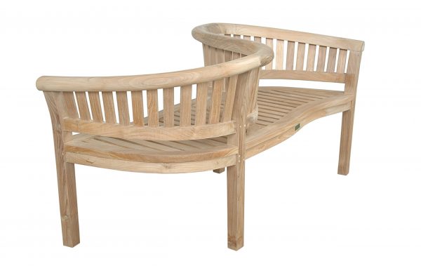Anderson Teak Curve Love Seat 59"W 28"D 32"H - Image 1