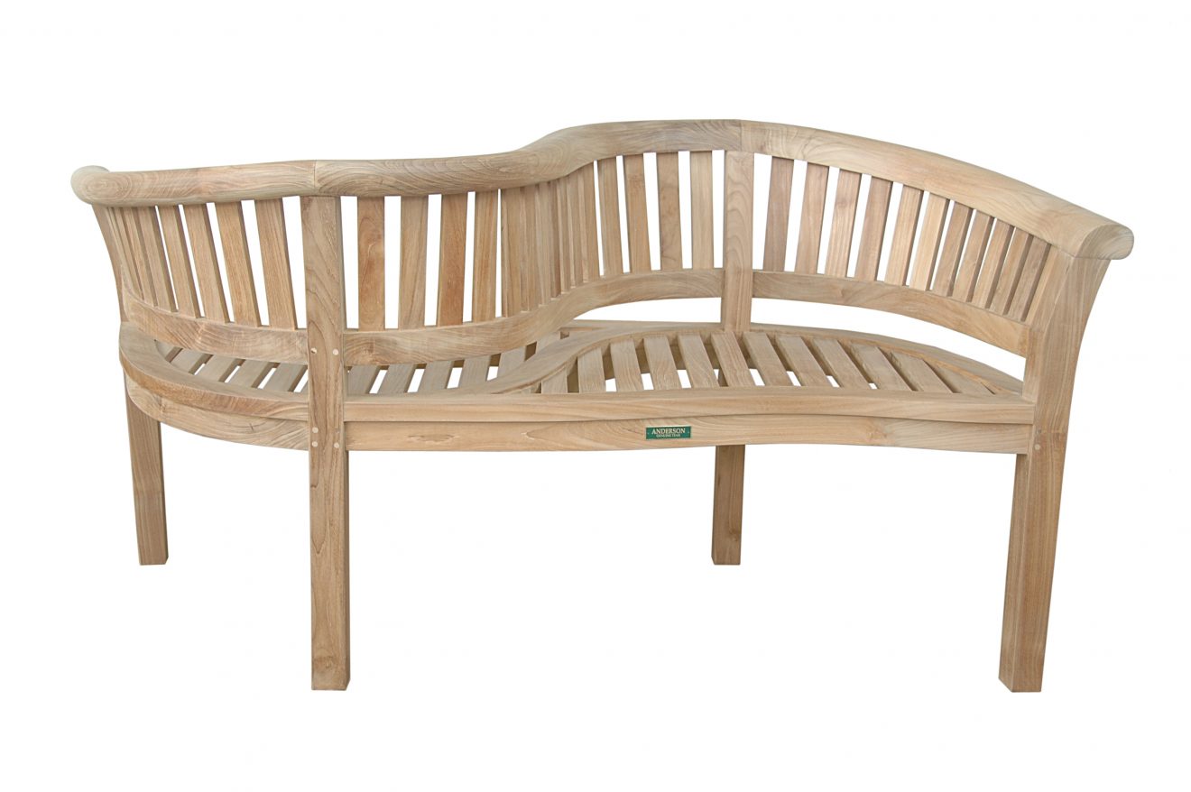 Anderson Teak Curve Love Seat 59"W 28"D 32"H - Luxurious Dwelling - Your Luxury Home Product Experts