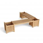 Anderson Teak Planter Bench (2 bench + 3 planter box) - Image 3