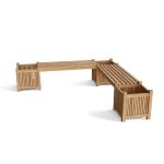 Anderson Teak Planter Bench (2 bench + 3 planter box) - Luxurious Dwelling - Your Luxury Home Product Experts