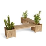 Anderson Teak Planter Bench (2 bench + 3 planter box) - Luxurious Dwelling - Your Luxury Home Product Experts