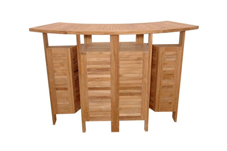 Anderson Teak Altavista Folding Bar Table - Image 2