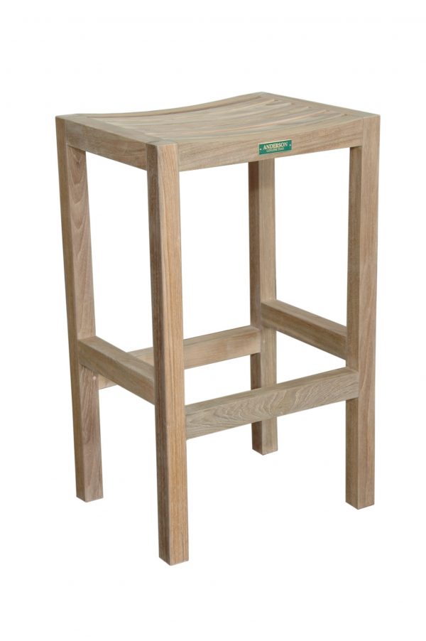 Anderson Teak New Montego Backless Bar Chair - Image 1