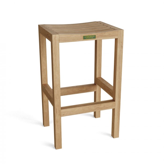 Anderson Teak New Montego Backless Bar Chair - Image 2