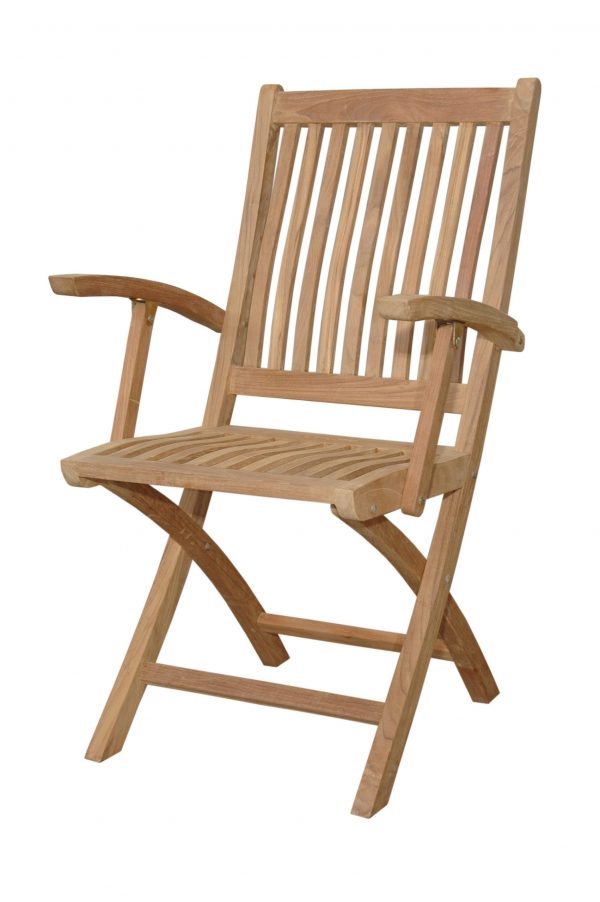 Anderson Teak Tropico Folding Armchair (sell & price per 2 chairs only) - Image 1