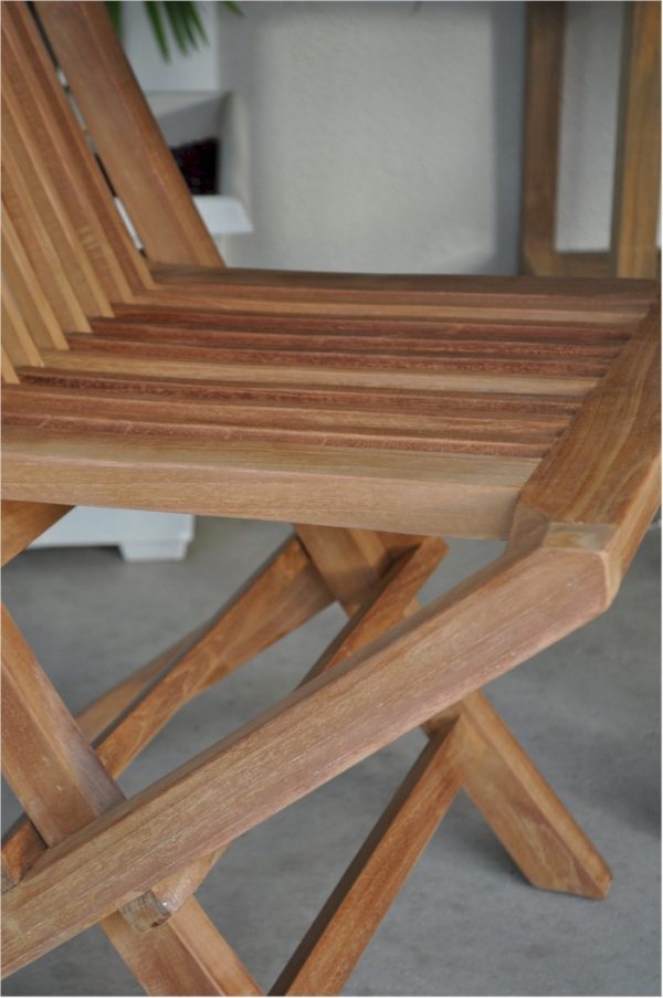 Anderson Teak Bristol Folding Chair - Image 3