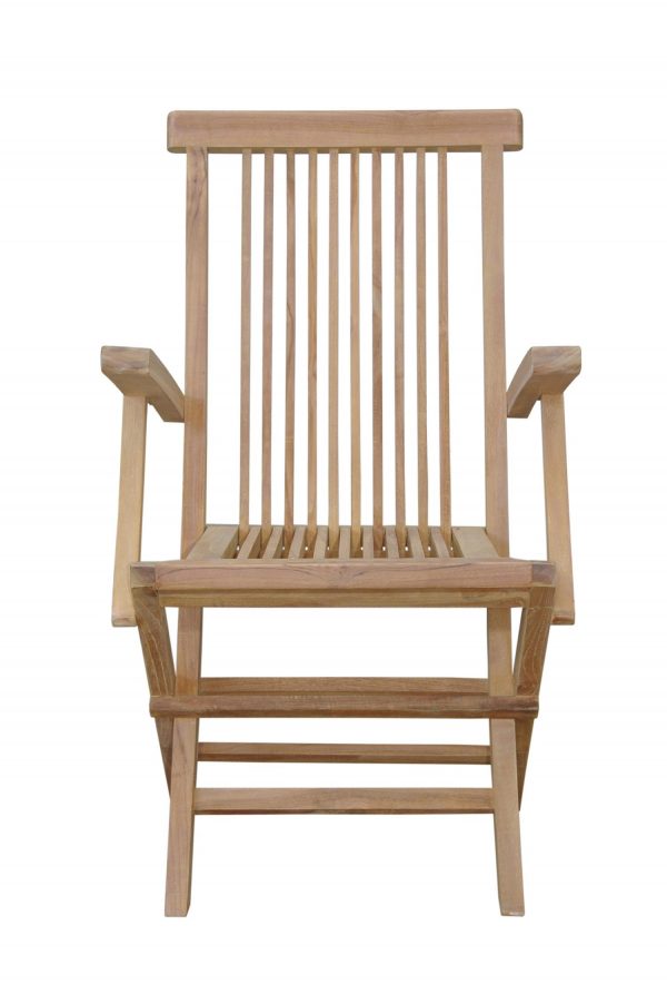 Anderson Teak Bristol Folding Armchair - Image 2