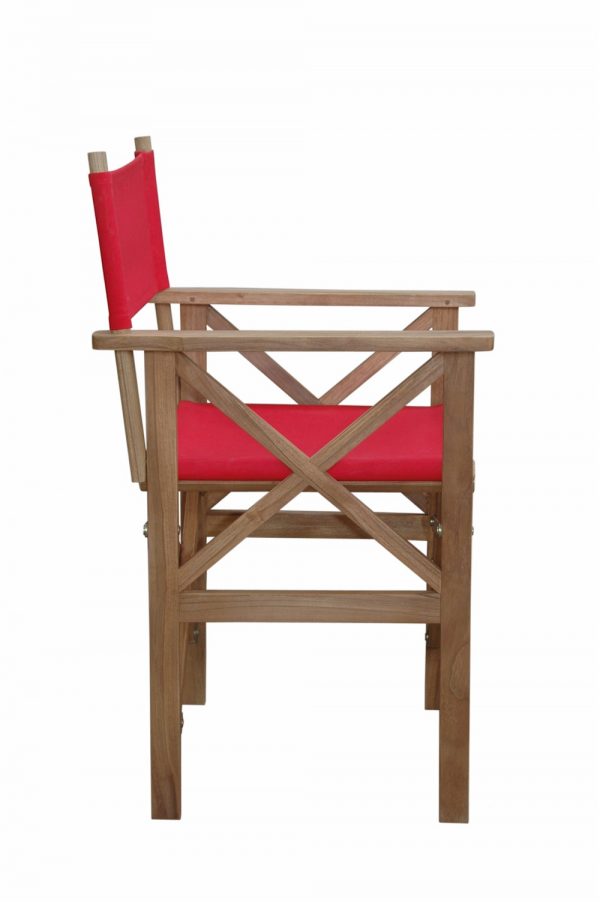 Anderson Teak Director Folding Armchair w/ Canvas (sold as a pair) - Image 1