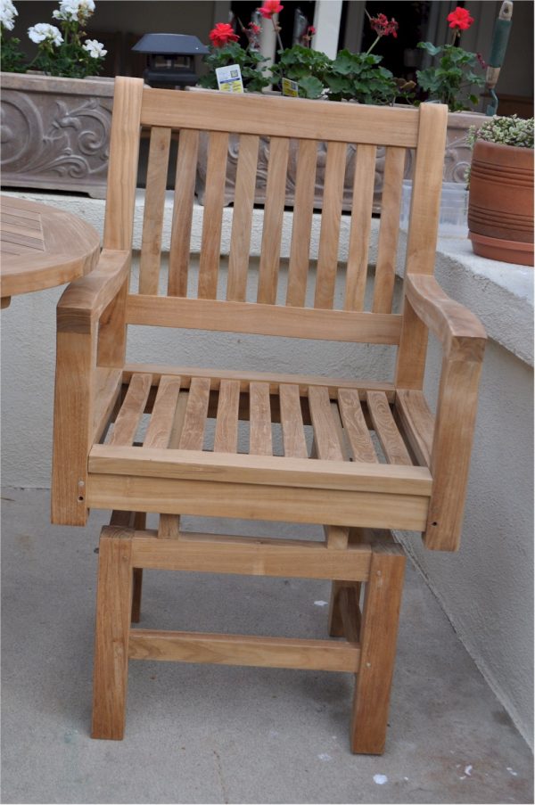 Anderson Teak Rialto Rocker Dining Armchair - Image 5