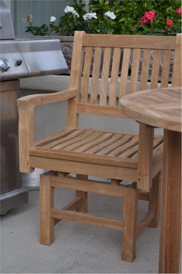 Anderson Teak Rialto Rocker Dining Armchair - Image 6