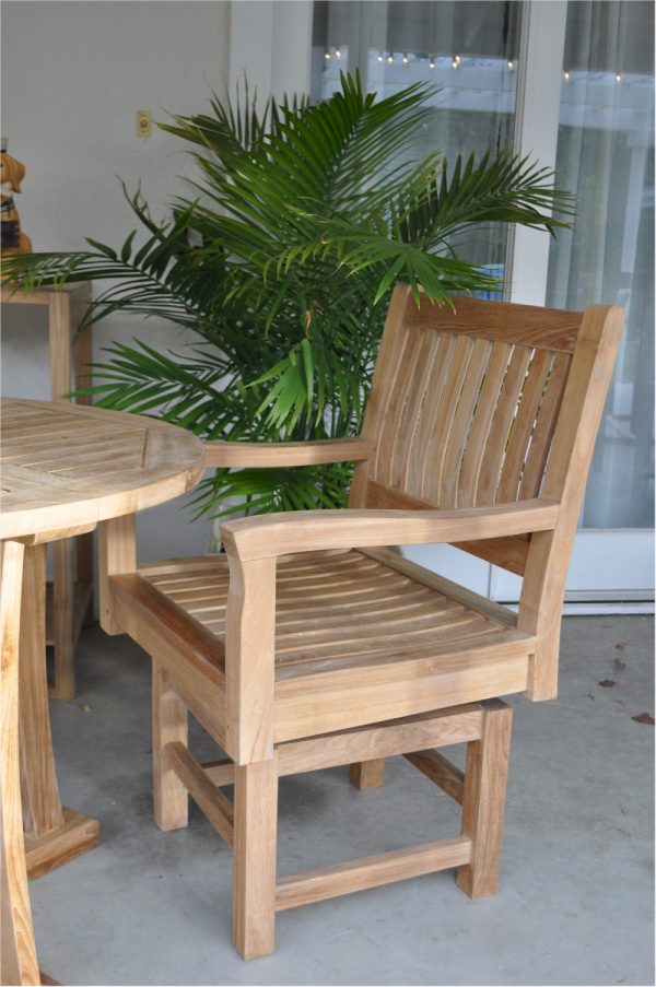 Anderson Teak Rialto Rocker Dining Armchair - Image 7