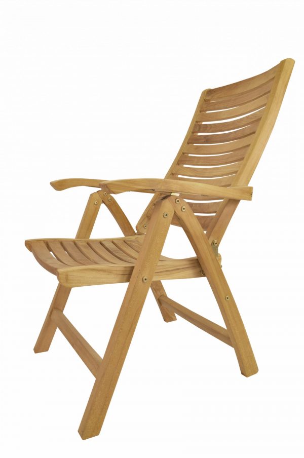 Anderson Teak Carina 5-Position Highback Recliner - Image 4