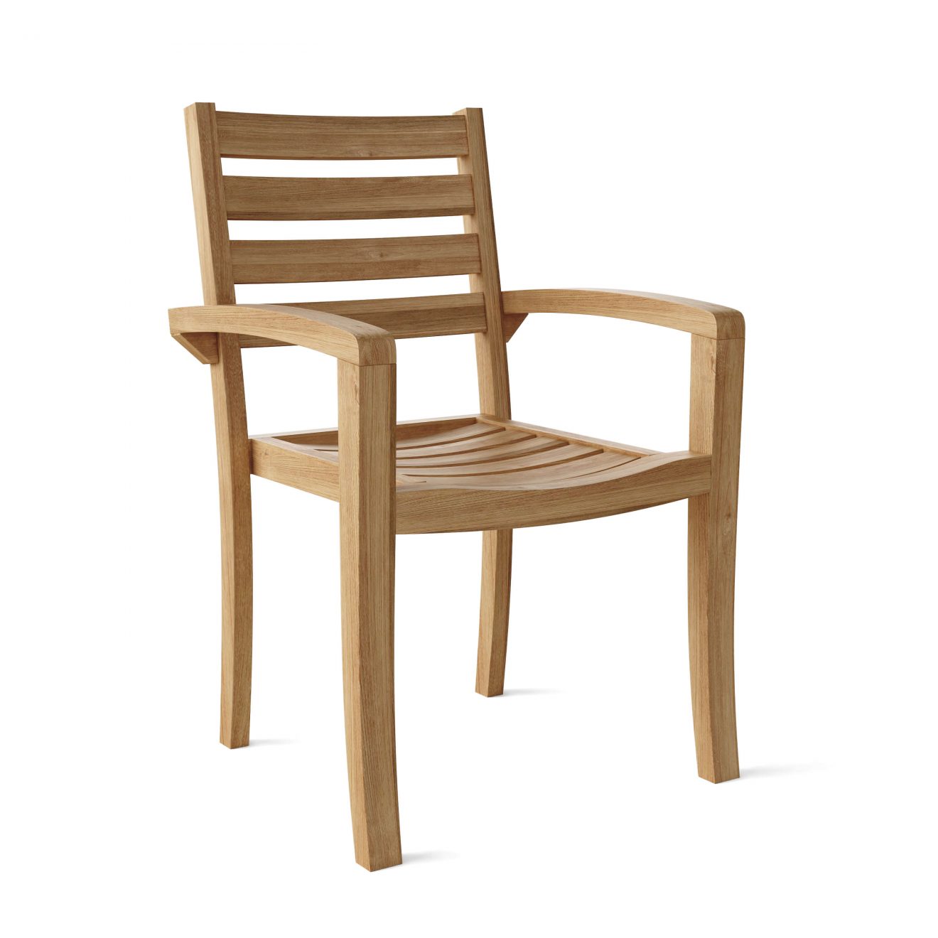 Anderson Teak Catalina Stackable Armchair (Fully Built & 4 pcs in a box) - Luxurious Dwelling - Your Luxury Home Product Experts