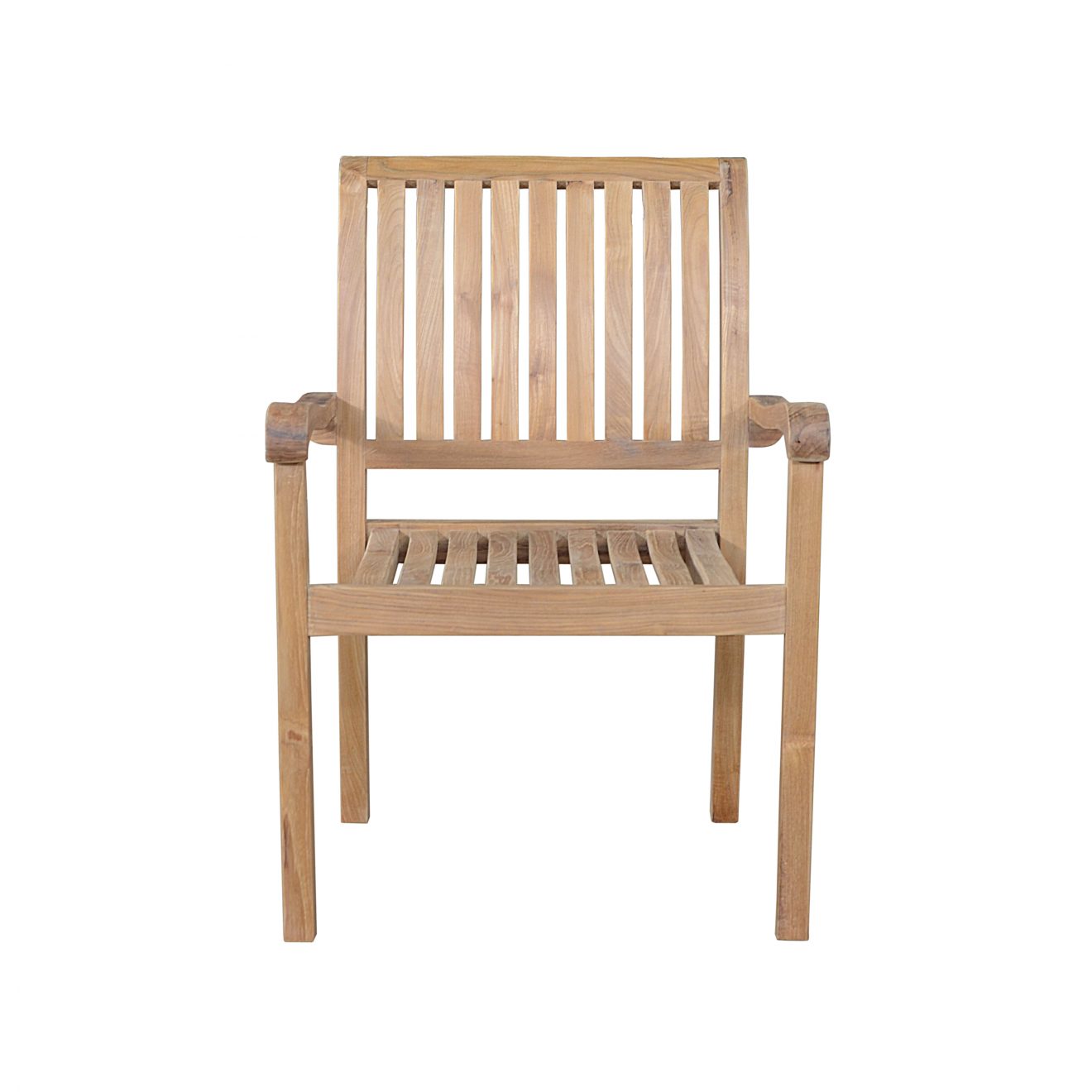 Anderson Teak Aspen Stackable Armchair (Fully Built & 4 pcs in a box) - Luxurious Dwelling - Your Luxury Home Product Experts