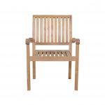 Anderson Teak Aspen Stackable Armchair (Fully Built & 4 pcs in a box) - Image 2