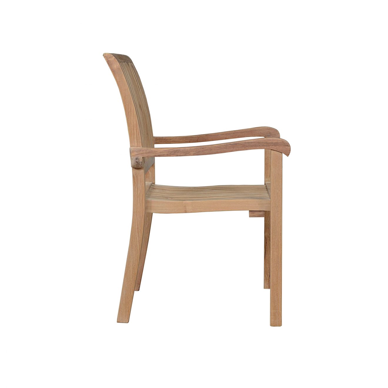 Anderson Teak Aspen Stackable Armchair (Fully Built & 4 pcs in a box) - Luxurious Dwelling - Your Luxury Home Product Experts