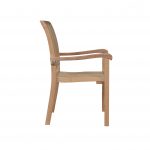Anderson Teak Aspen Stackable Armchair (Fully Built & 4 pcs in a box) - Image 5