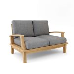 Anderson Teak Brianna Deep Seating Loveseat + Cushion - Luxurious Dwelling - Your Luxury Home Product Experts