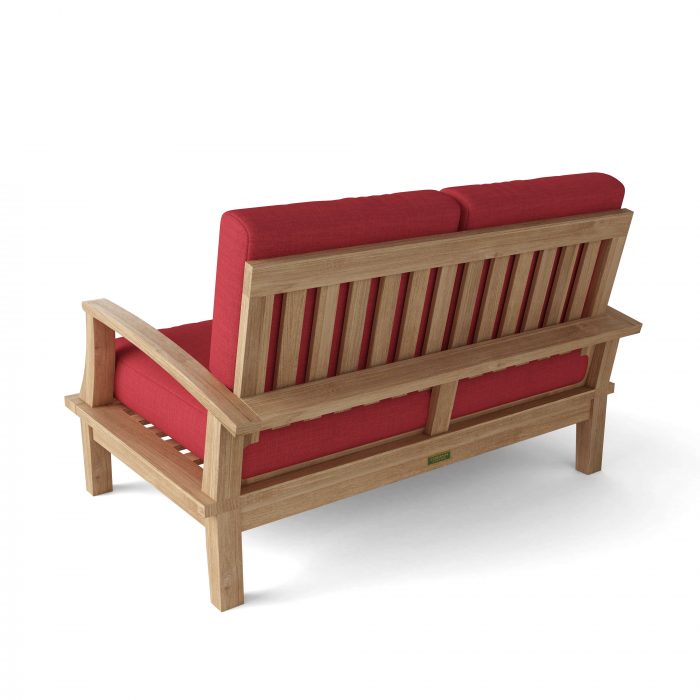 Anderson Teak Brianna Deep Seating Loveseat + Cushion - Image 2