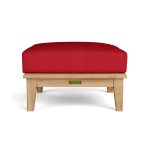 Anderson Teak Brianna Ottoman + Cushion - Luxurious Dwelling - Your Luxury Home Product Experts