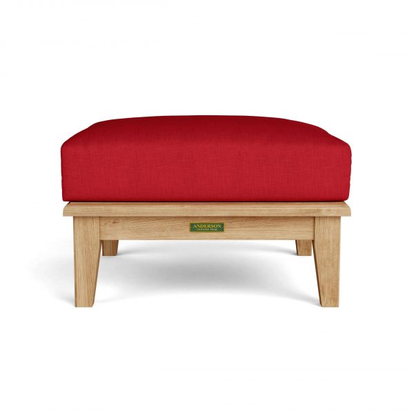 Anderson Teak Brianna Ottoman + Cushion - Image 2
