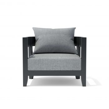Anderson Teak Coronado Deep Seating Aluminum Armchair