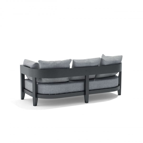 Anderson Teak Coronado Deep Seating Aluminum Sofa - Image 3
