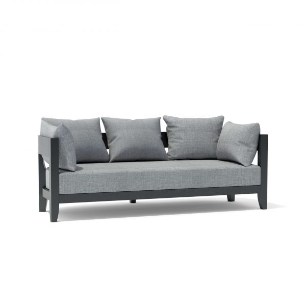 Anderson Teak Coronado Deep Seating Aluminum Loveseat - Luxurious Dwelling - Your Luxury Home Product Experts